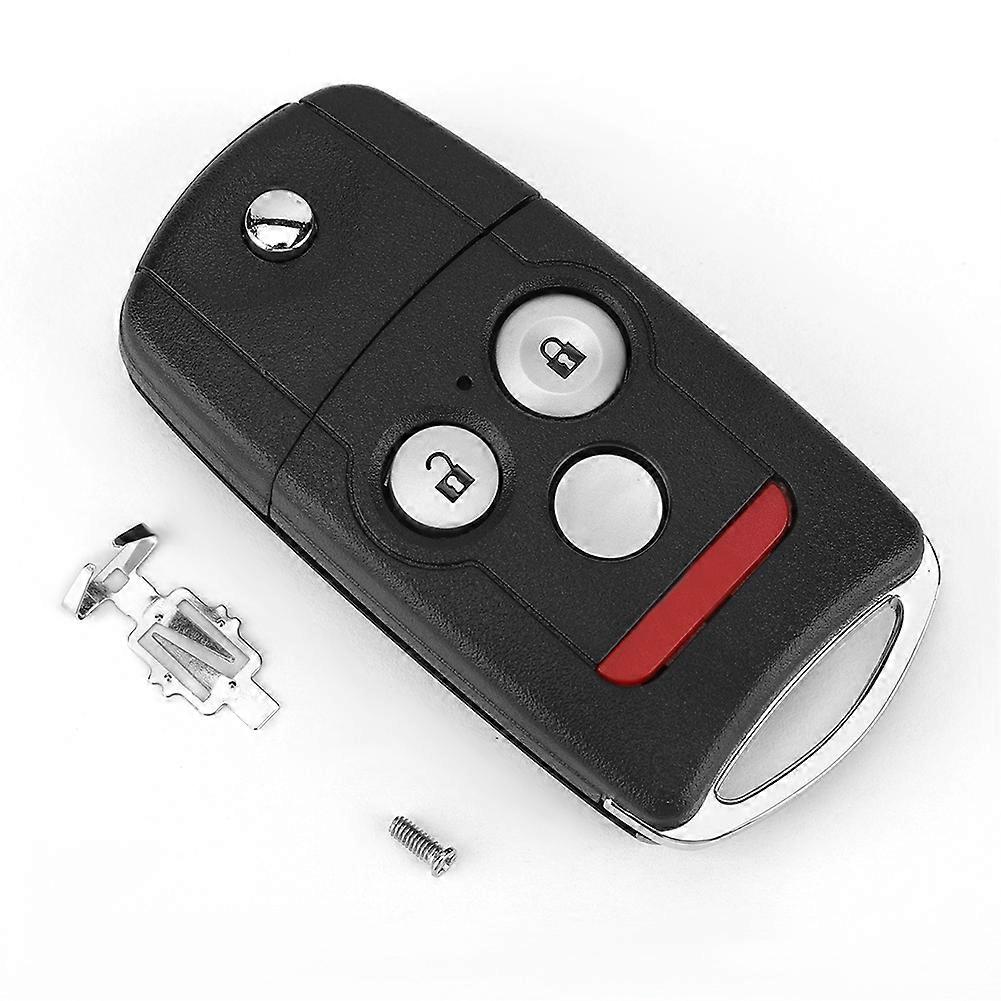 3+1 Button Auto Keyless Remote Flip Key Fob Case Cover Shell Passend für Acura TL YEMAA