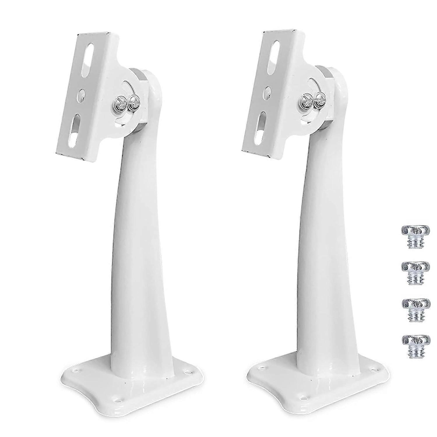 2 pieces mounting bracket for wall support and external ceiling universal CCTV camera of the 360  white
