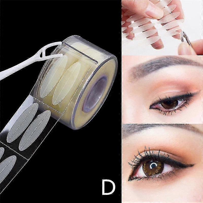 600pcs מדבקת עפעפיים בלתי נראים רצועות הרמת עיניים תחרה כפול עפעפיים מדבקות דבק סרט העין כלים L / s סגנון