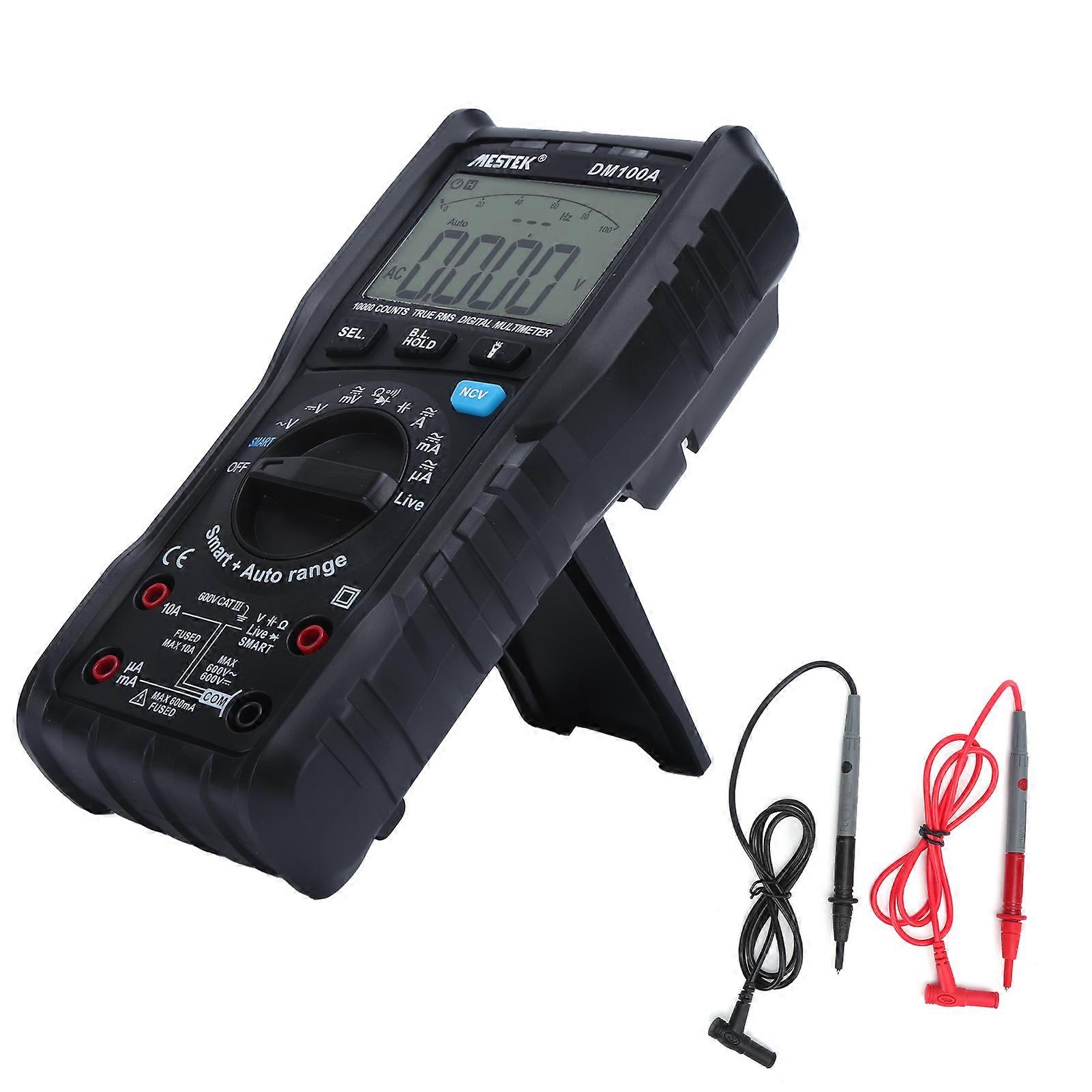 DM100A Multifunctional Multimeter High Accuracy Handheld Voltage Current Tester 10A/600V