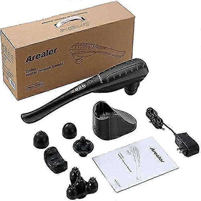 2021 New handheld massager full body relaxing massage 5 levels speed adjustable for deep tissue acupressure acupoint massager