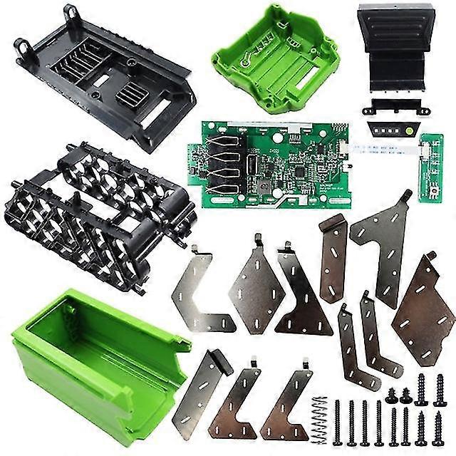 20X18650 battery plastic case charging protection circuit board pcb box g40b6 for greenworks 40v lawn mower