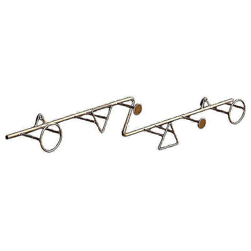 modern creative iron art storage decoration coat hook rack-b