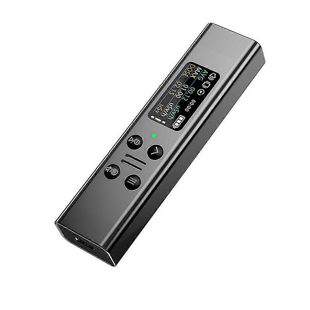 Geiger Counter Nuclear Radiation Detector, Radioactive Detector Y X-ray Detection Portable Handheld Radiation Dosimeter Rechargeable Dark Gray