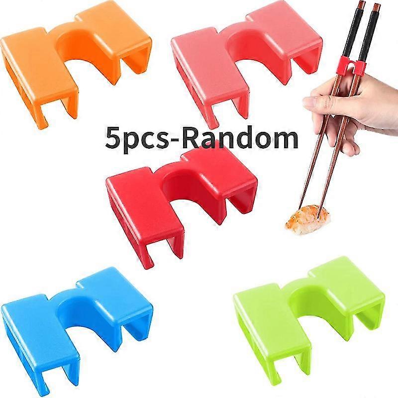 1/5pcs Chinese Chopsticks Trainer Holder Reusable Chopstick Helpers Training For Learner Beginner Chinese Dinner Tableware Gifts