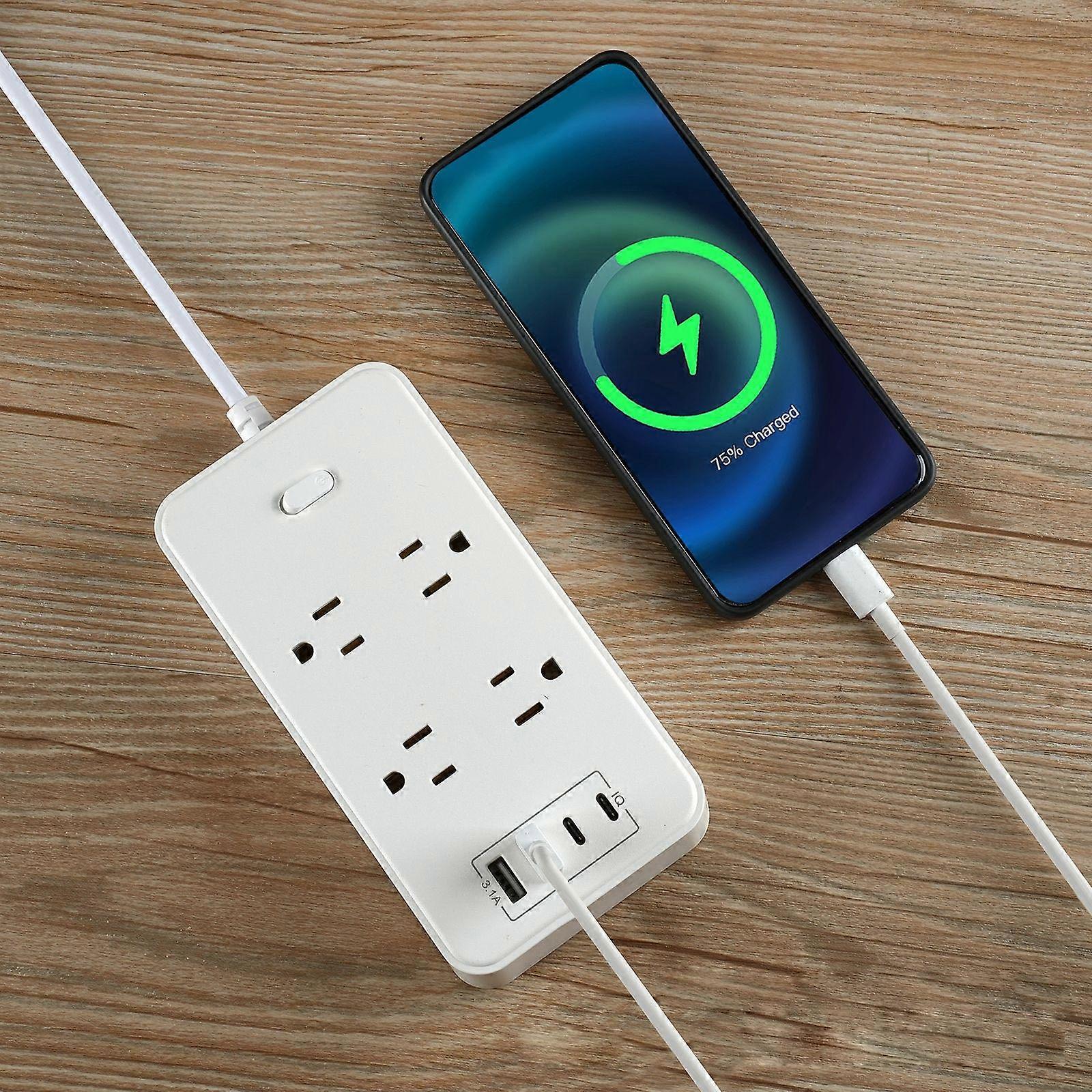 US Specification Socket Smart Plug Household Plug Board Multifunctional Port Plug Large Probability Output Multiple Security Certificates Overload Pro