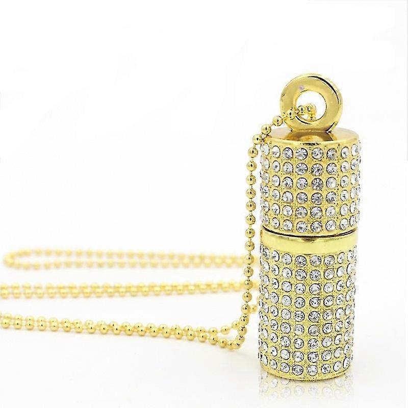 Hot Pendrive Usb Flash Drive U Disk Pen Drive 128gb-16gb timantti kristalli kaulakoru Memory Stick Lahja