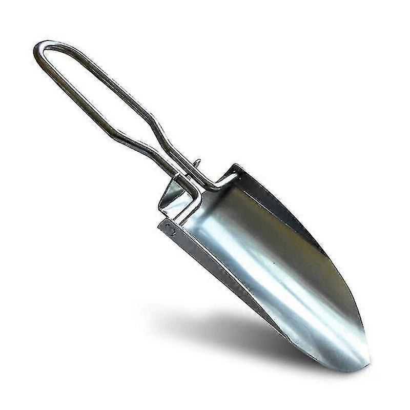 المحمولة الفولاذ المقاوم للصدأ حديقة مجرفة صغيرة قابلة للطي حديقة مجرفة مجرفة صغيرة في الهواء الطلق مهندس مجرفة 1 قطعة أسود