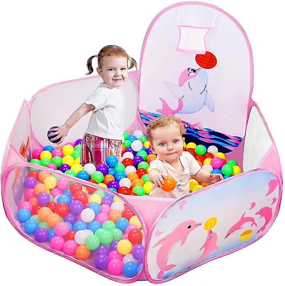 Play Tent, Kids Pool 120cm Playpen Baby Baby Ball Pit Pool Pop Up Cubby House