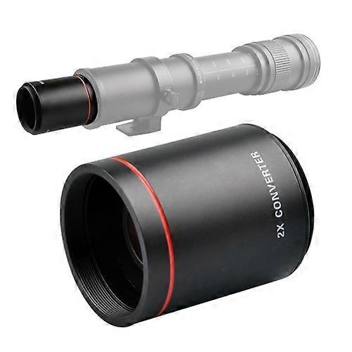 LightDOW T2-Mount 2X Extender Converter Lens para Telescopio Reentrant