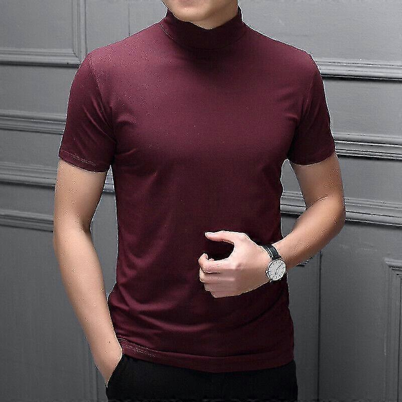 Herren Rollkragen-Shirt Kurzarm – Slim Fit Aus Modal – Basics Für Herbst & Winter