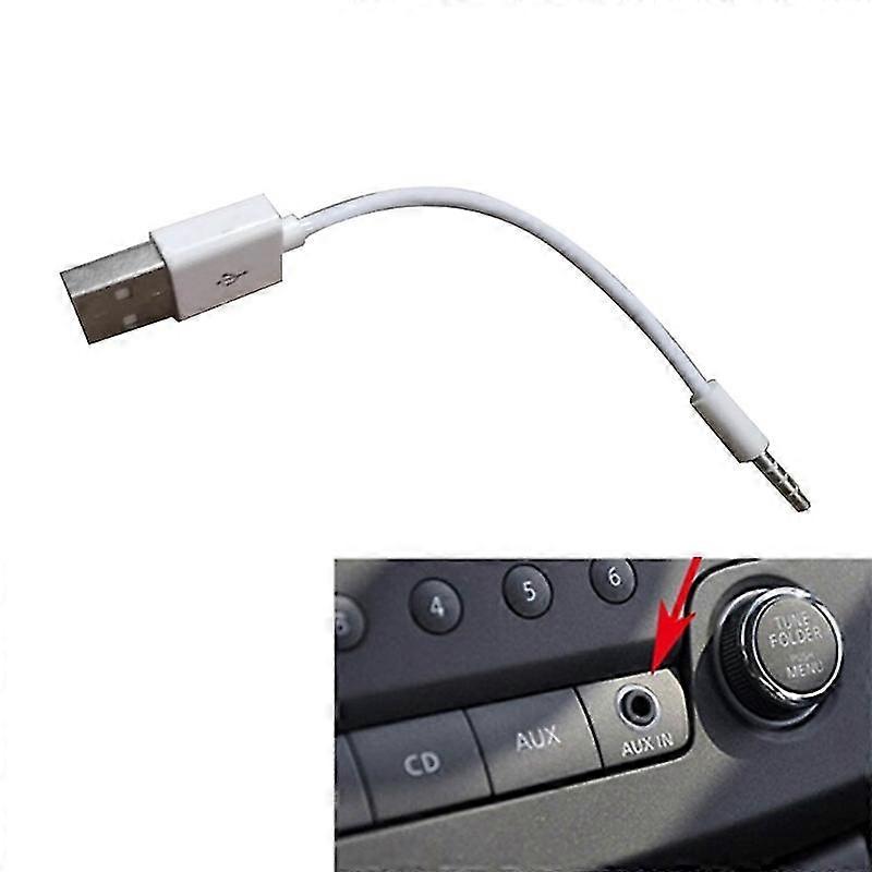 2 μορφές 5mm ακουστικό βούλωμα αρσενικό σε usb 2.0 θηλυκά καλώδια μετατροπέων προσαρμοστών Otg