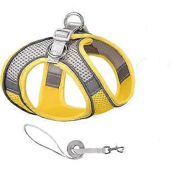 Shxx Walk-in Dog Harness And Leash Set - Summer Dog Vest, Super Breathable Mesh, Reflective Non-pull Pet Harness, Suitable For Outdoor Walking, Traini