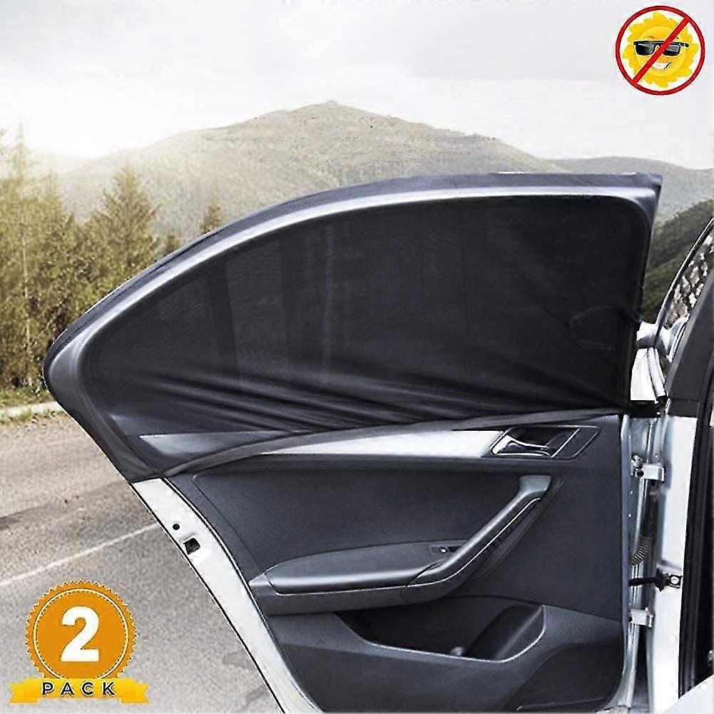 Universal Car Window Sun Shades, 2 Pack Car Rear Side Window Sunshades