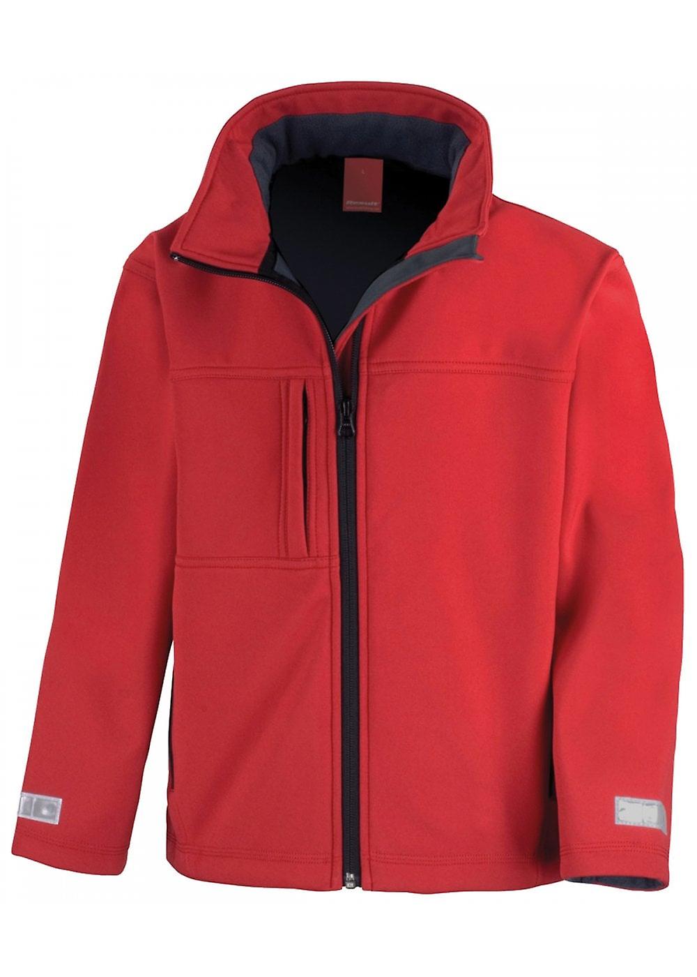 Kids Result Classic Softshell Jacket R121J