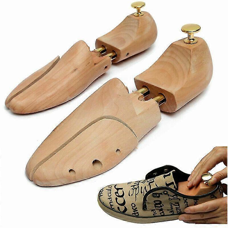 עץ ארז אלונקה נעלי גברים עצים בצורת עץ ארז אמיתי זוג בריטניה 6-11 03