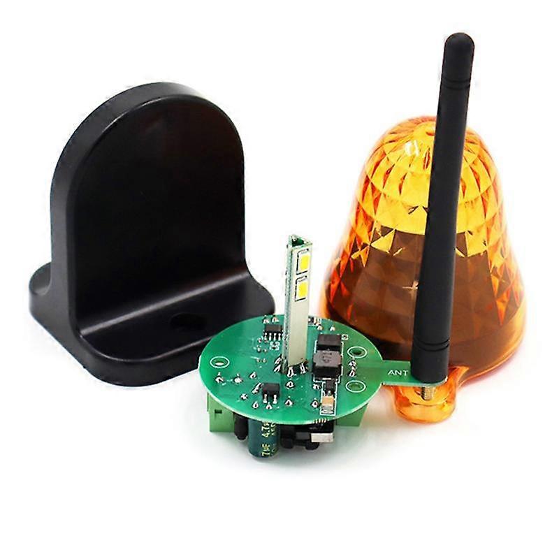 Universell 12V-265V LED-signalalarmlys strobe blinkende lys veggmontert nødvarsellampe for portåpner