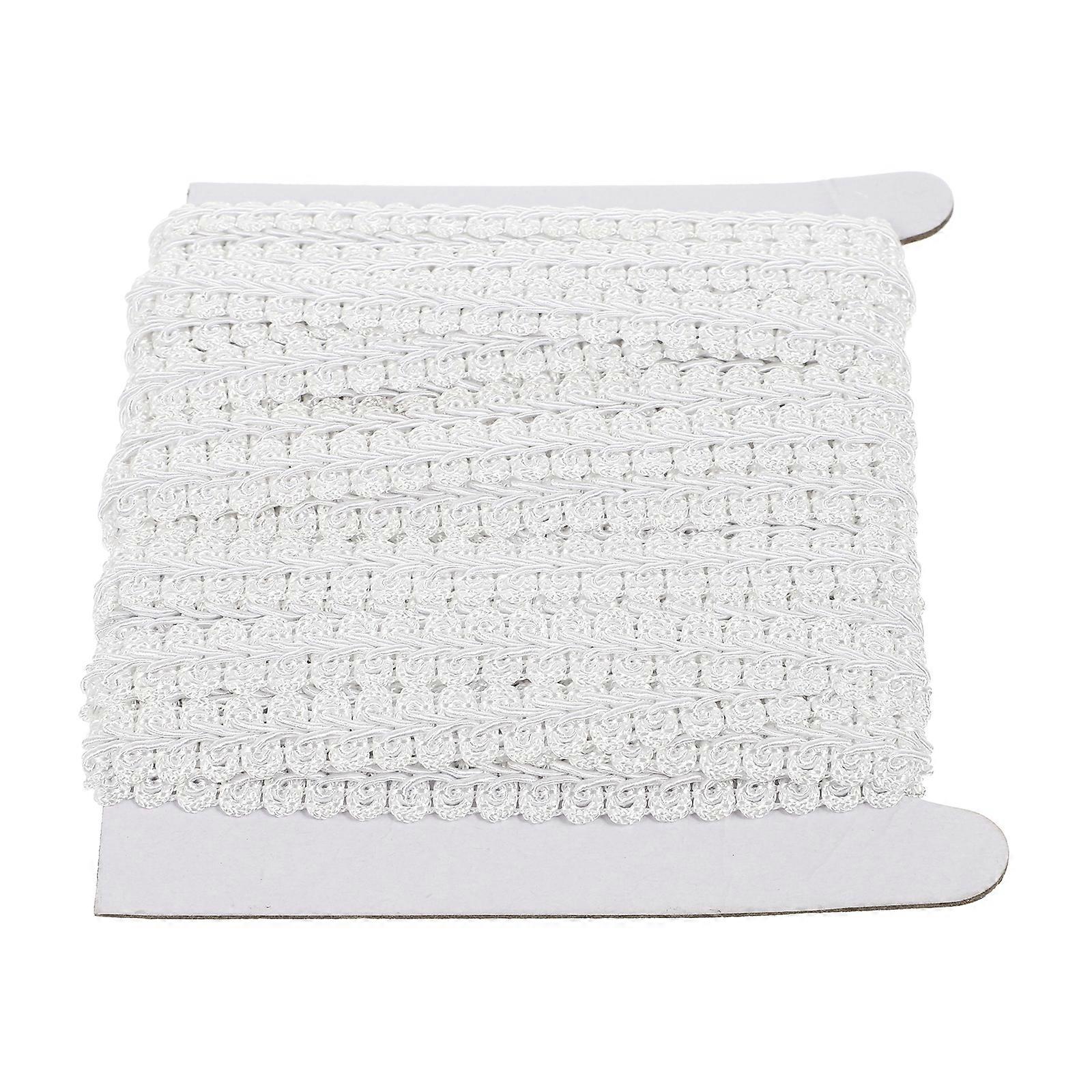 1 Roll  Curtain Trim Ribbon DIY Polyester Braid Trim Pelmet Garment Edging