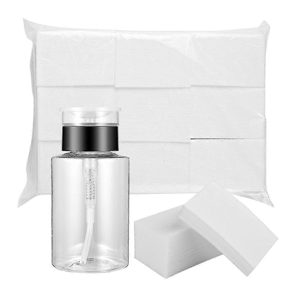 Nail Polish Remover Pump, Push Down Empty Lockable Dispenser Bottle For And Makeup