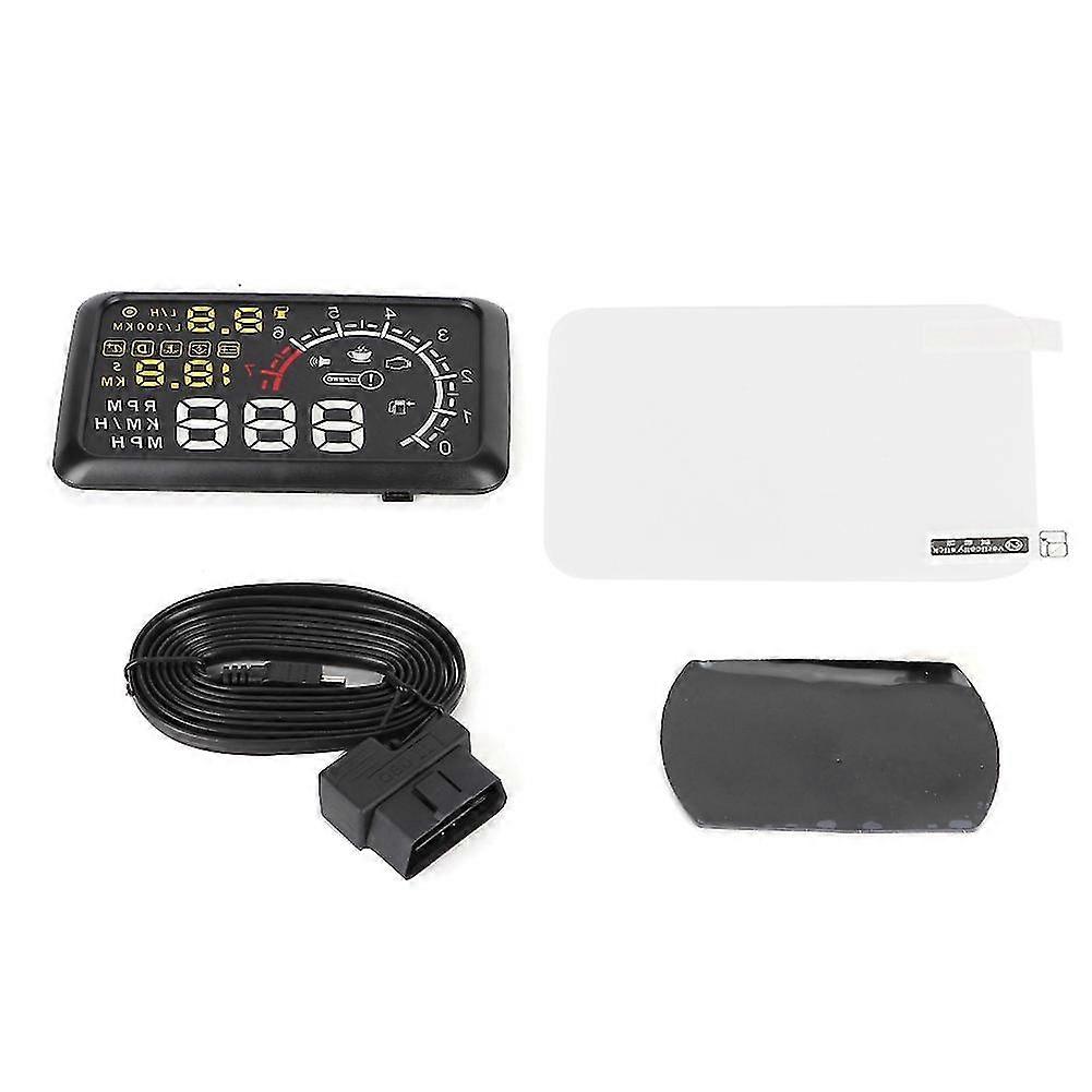 Car Accessories Universal 5.5in ODB2 System Head Up Display Speed Smart Gauge