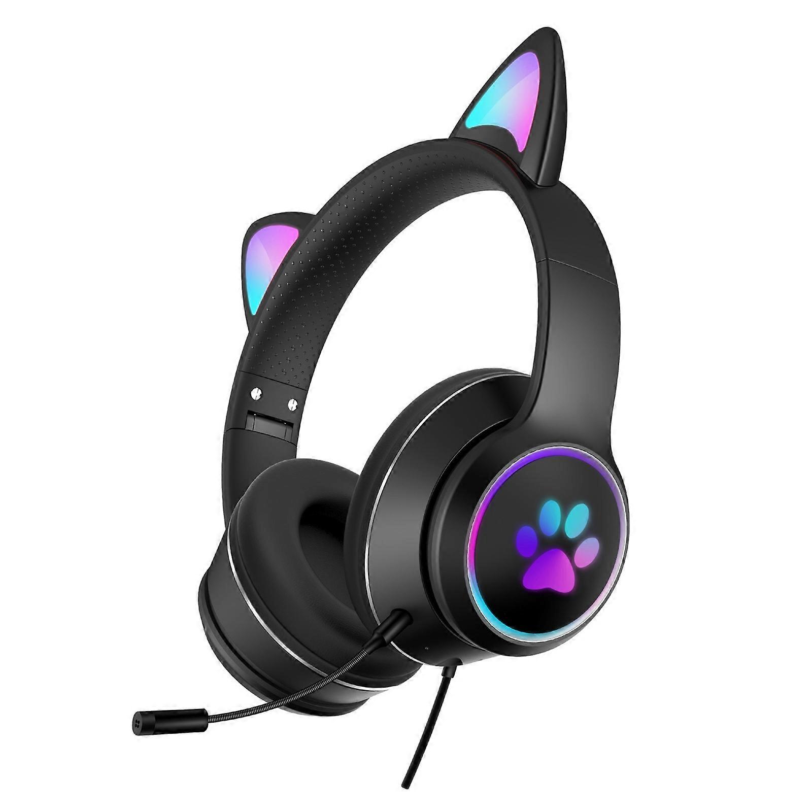 AKZ-022 Cat Ear Design Foldable LED Headset