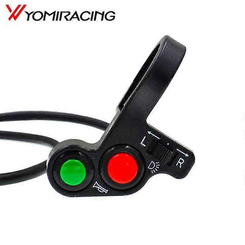 Motorcycle Handlebar Switch Electric Bike Scooter Horn Turn Signals On/Off Button Light Switch