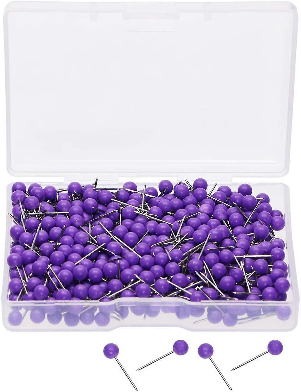 1/8 ίντσα μικρή στρογγυλή κεφαλή σφαιρών διακοσμητικά καρφίτσες αντίχειρα χαρτών καρφίτσες ώθησης για το ταξιδιωτικό χάρτη Εικόνα εικόνων φωτογραφιών καμβά Bulletin Cork Board Wall DIY Craft Home Sc