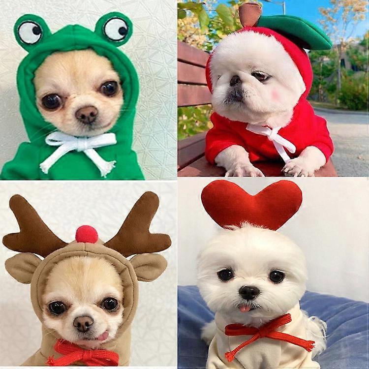 Cat Puppy Dog Autumn and Winter Hoodie Small and Medium Dog Cat Cute Pet Clothes