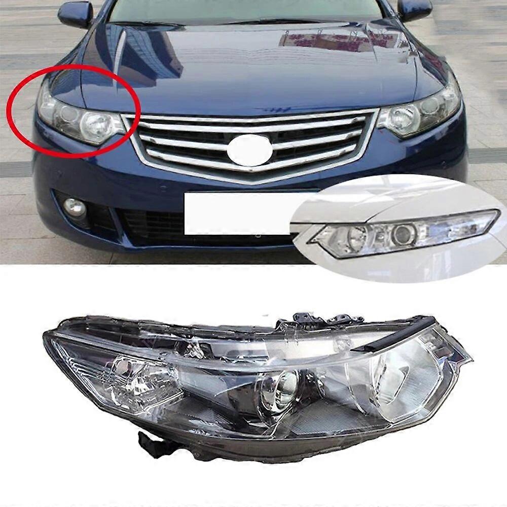 Egnet Lofty Richy til Honda Europe Accord SPIRIOR CU1 CU2 2009-2012 Front Bumper Forlygte Forlygte Forlygte Hovedlampe Hovedlys Samling