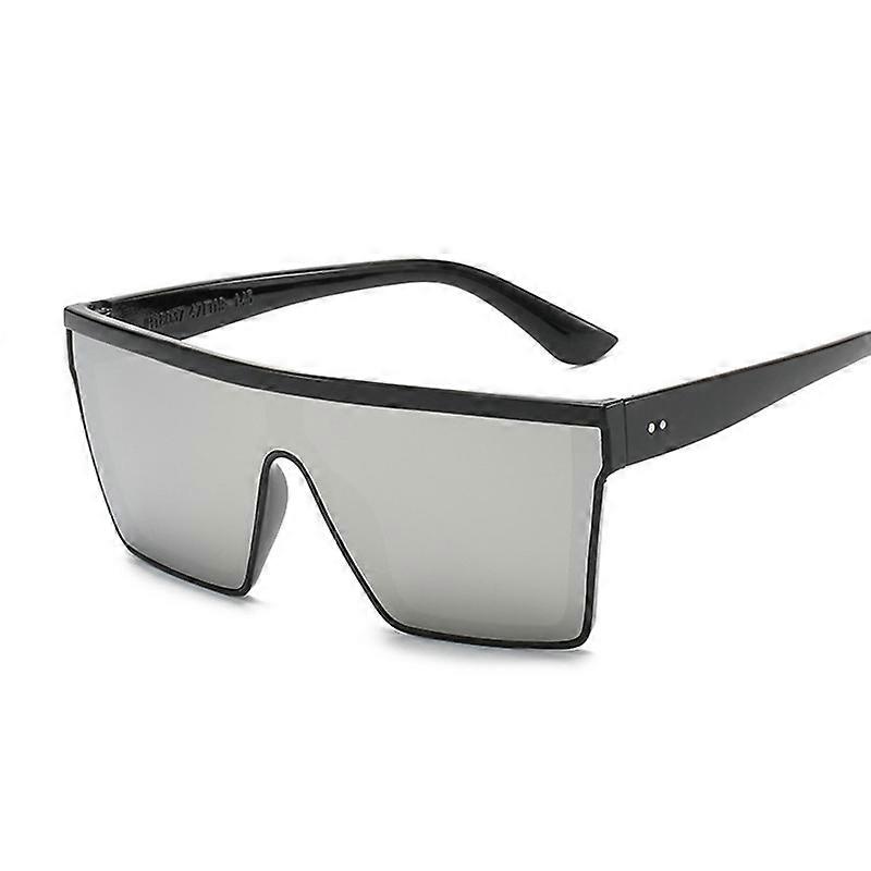 Oversized Óculos de Sol Mulher Big Frame Square Gradient Lens Óculos de Sol Feminino Masculino Vintage Marca Clear Mirror Shades Oculos