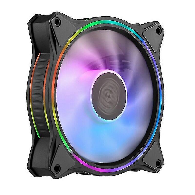 Mf140 12v/4pin Pc Computer Case Cpu Cooling Fan Addressable Pwm Rgb Lighting Cooler Radiator Replaces Fans