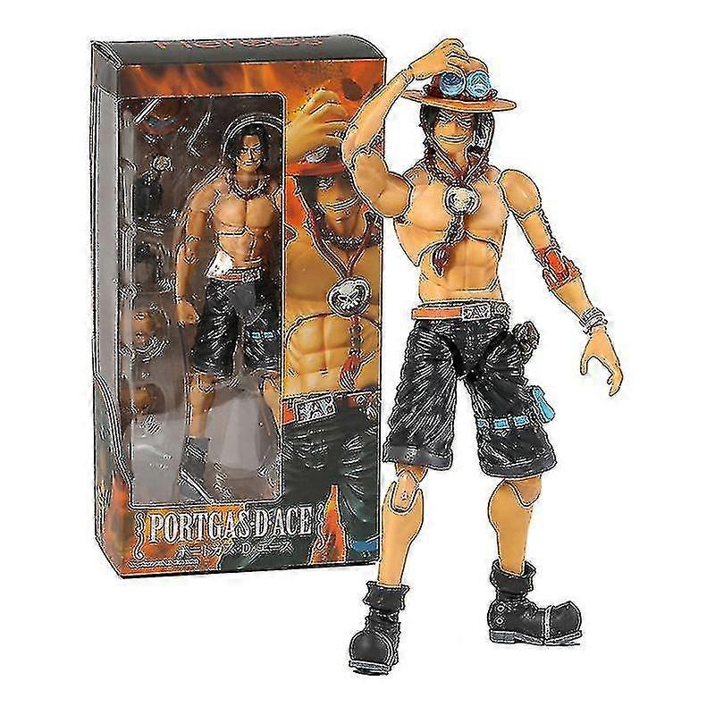 Mh Variable Action Heroes One Piece Portgas D Ace Monkey D Luffy Roronoa Zoro Joints Moveable Action Figure Toy