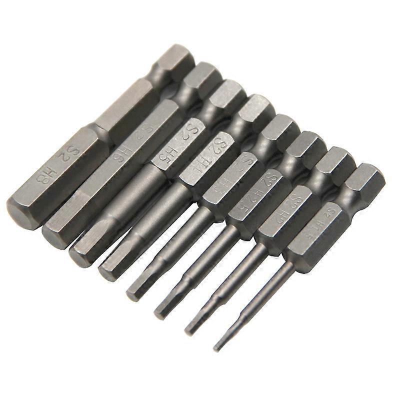סט חתיכות מברג 8pcs סט נהג אגוז כוח מגנטי הקס שוק עם מקרה קשוח