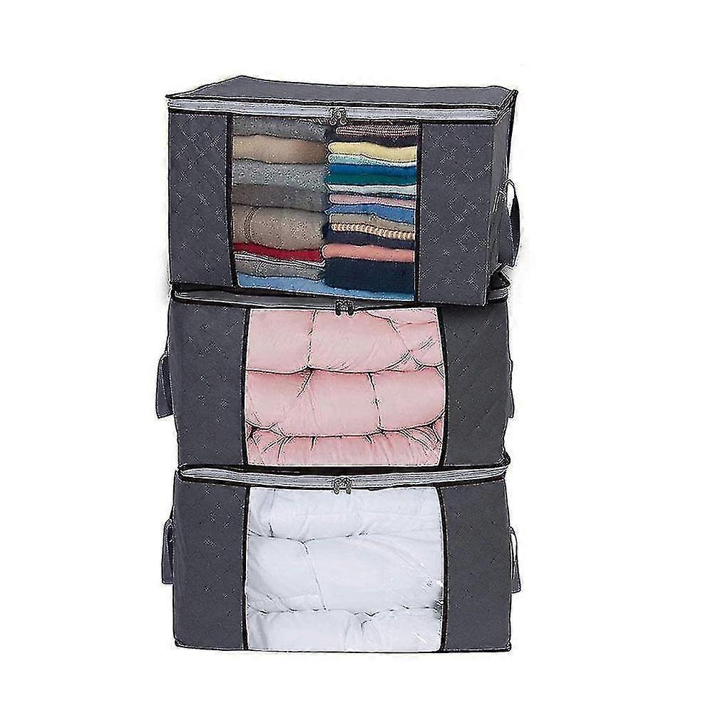 3 Pack Clothes Storage Bags