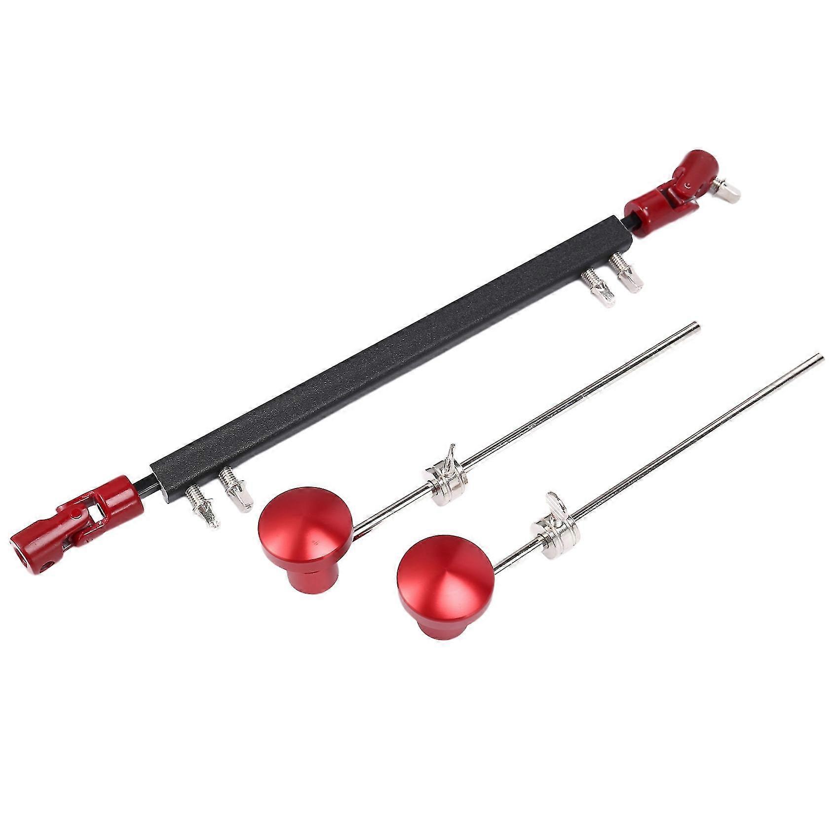 Double Drum Drive Shaft Connecting Bar Drum Pedal Linkage With 2 Flat Head Drum Hammers For Drum Se
