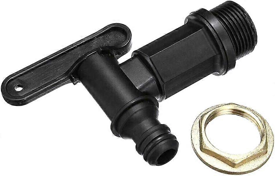 Kunststoff-Wassertank-Wasserhahn, IBC-Lagertank-Adapter, Regenfänger-Gartenschlauch-Wasserhahn-Adapter, Kraftstoff