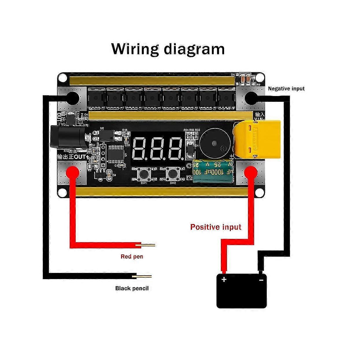 12v Voltage Handheld Spot Welder Portable 18650 Mobile Phone Lithium Battery Spot Welding Machine D