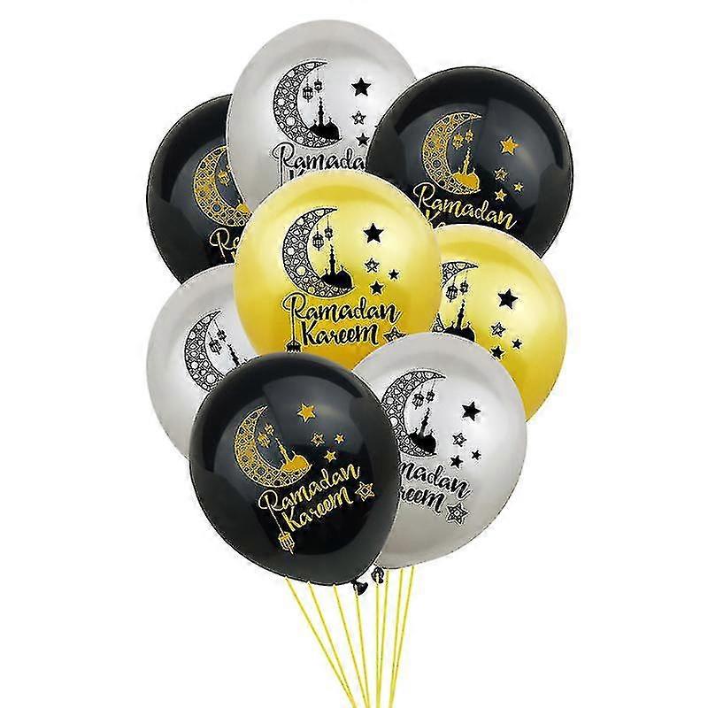 30pcs Ramadan Latex Balloons