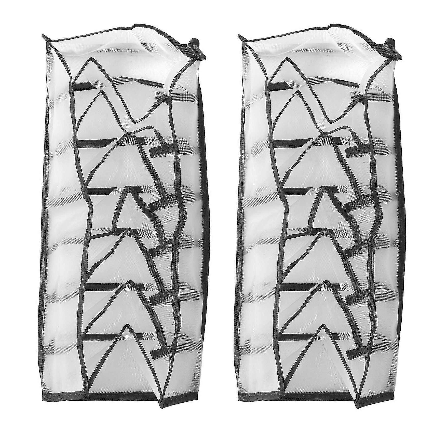 2 Pcs Wardrobe Clothes Izer,washable Clothes Izer For Folded Clothes,mesh Clothes Iz