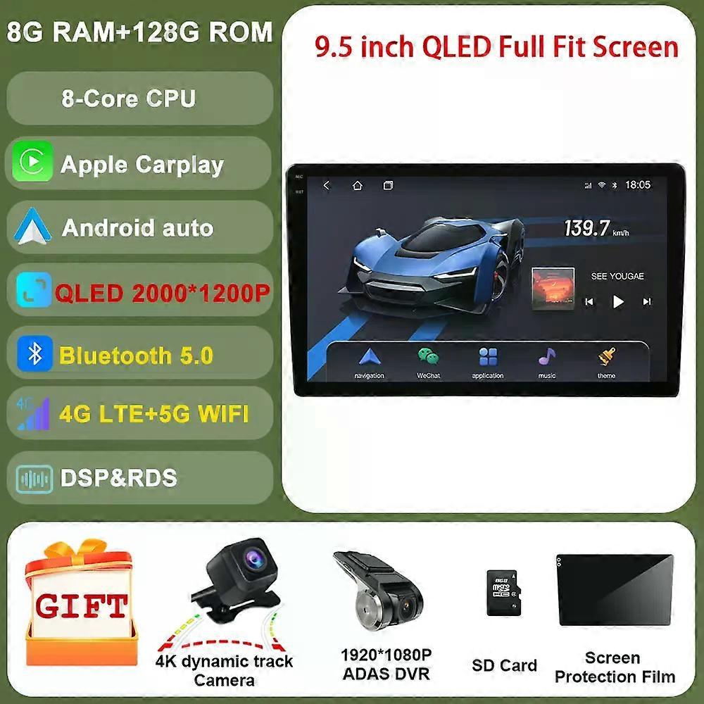 Qled Screen For Nissan Navara D40 2004 - 2010 Car Radio Multimedia Video Player Navigation Gps Android Audio No 2din 2 Din Dvd