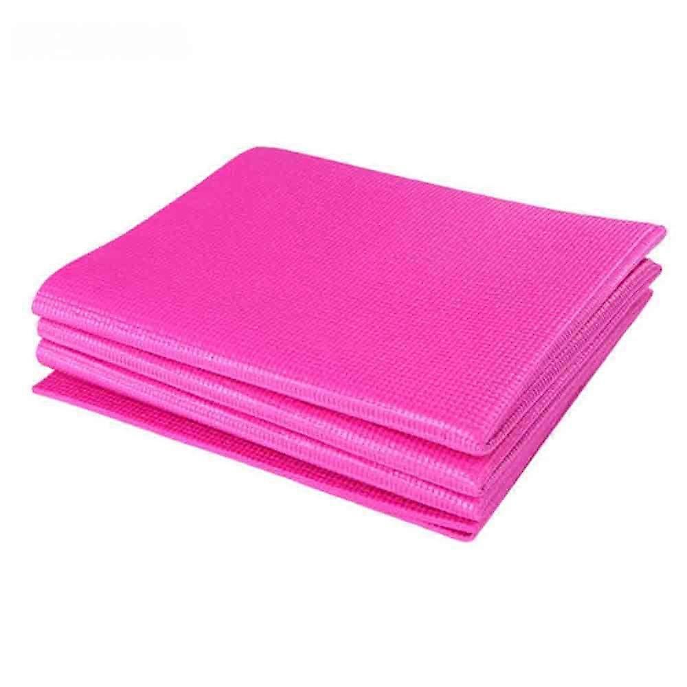 Foldable thick workout mat and yoga mat