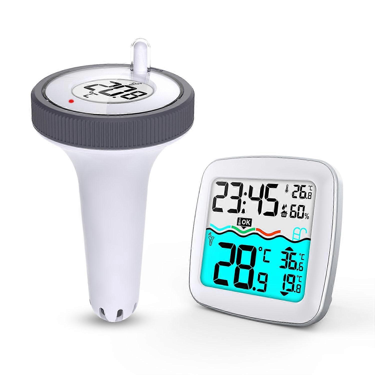 Weerstation met zwembadsensor BD-913 wit