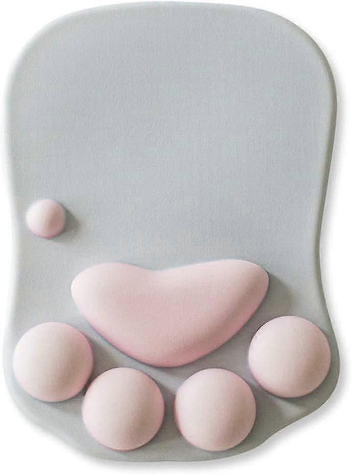 Cute Silicon Wrist Cushion Computer Mouse Mat Nonslip For Pc 3d Mouse Pads Ga Mousepad Paw Mouse Pads Wrist Support(bla),2449