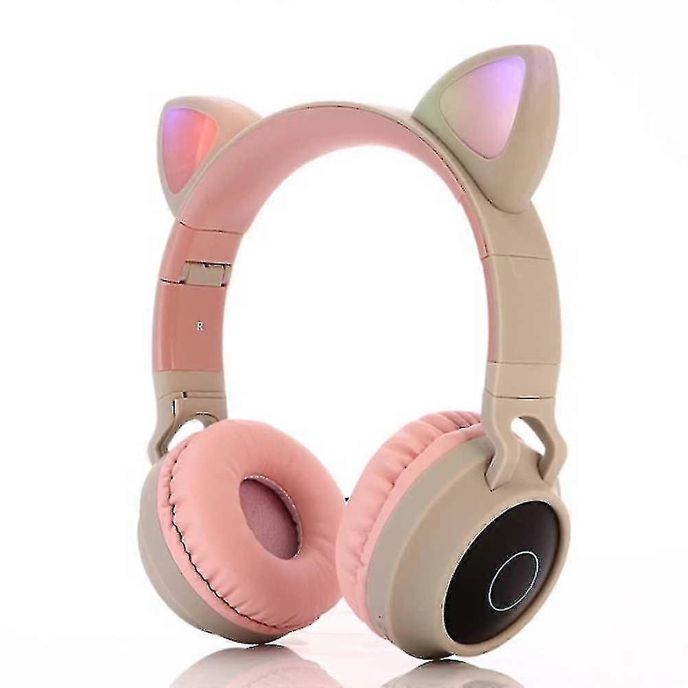 Ear Bluetooth Wireless Headphones-beige