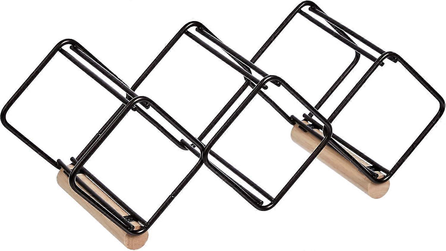 Tabletop bottle rack, Capacity 6 bottles