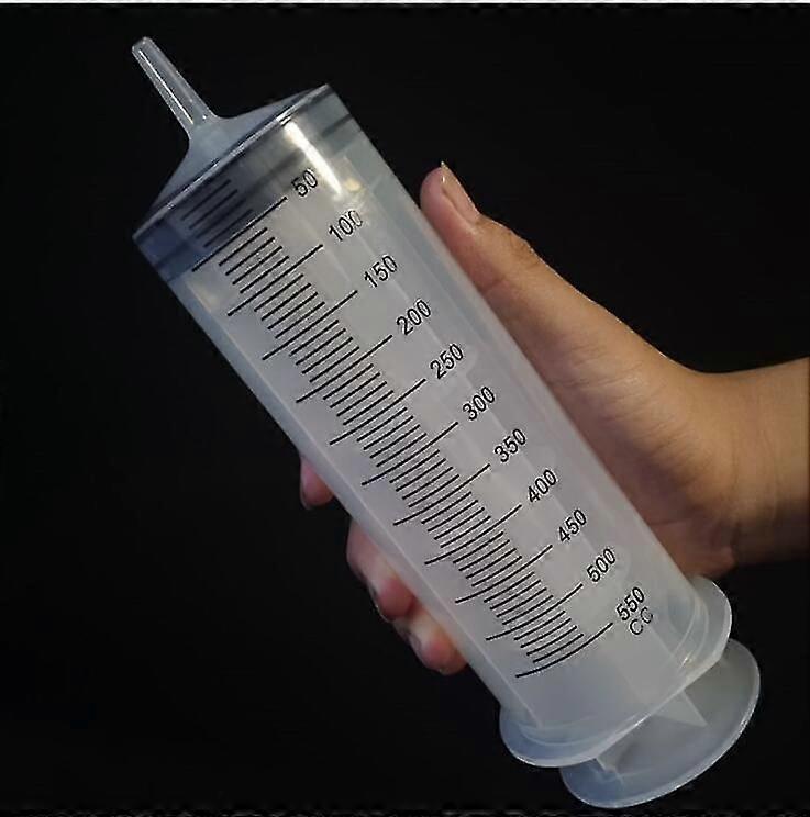 Syringe 500 Ml Large Capacity Syringe Reusable Pump Measuring With 1m Tube Feeding Ink