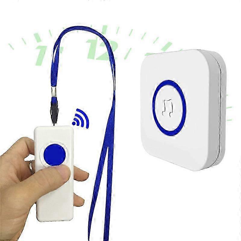 Elderly Caller Portable Button Wireless Remote Control Long-Distance Helper Patient Emergency Call Bell