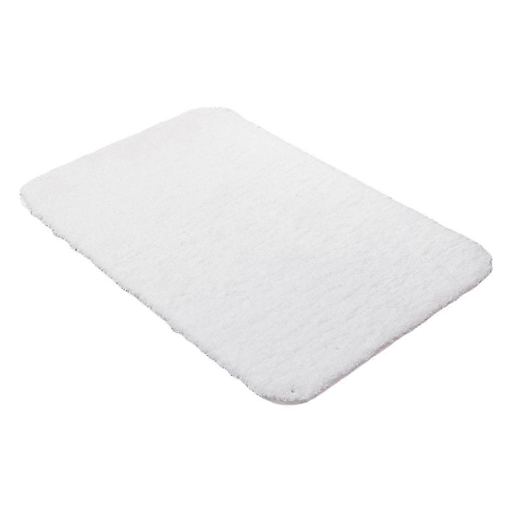 Schlafzimmer Saugfähiger rutschfester Teppich Waschbar Super Soft Wohnzimmer Fußmatten Warmweiß