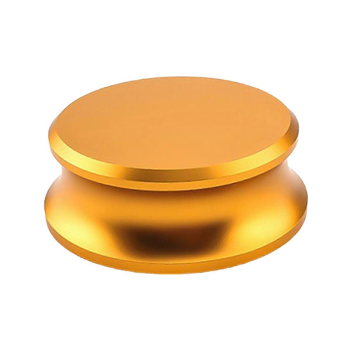 Aluminum Vinyl Record Weight Stabilizer Disc Balanced Clamp for Turntable LP Record Player Accessories Gold