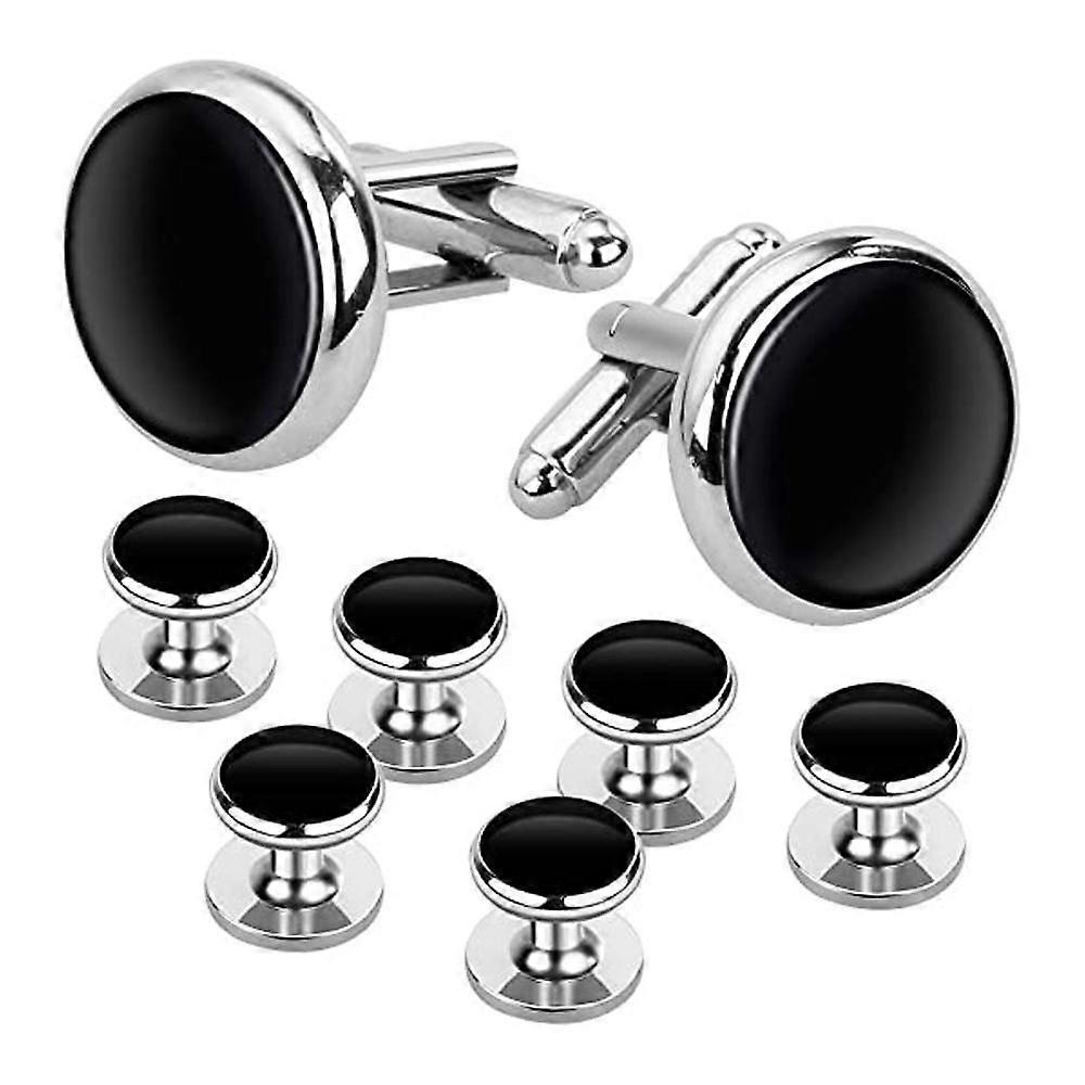 Cufflinks and Studs Set for Tuxedo Shirts Business Wedding